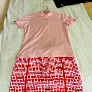 Golf top and skirt set